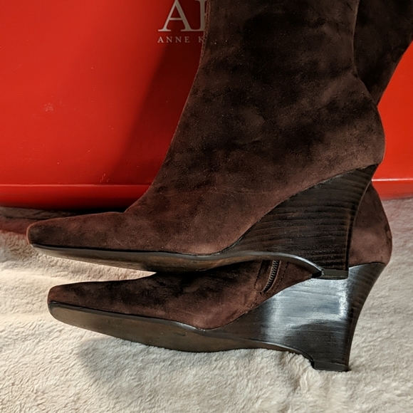👠 Vintage Anne Klein Suede Boots - Picture 8 of 10